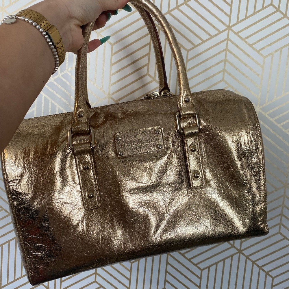 Kate Spade Gold Leather Purse